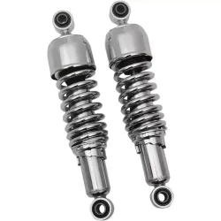 PartzBiz HD 1310-1306 - Drag Specialties Chrome 13” Replacement Nitrogen Shock Absorbers Harley Dyna FXD PartzBiz HD 1310-1306 - Drag Specialties Chrome 13” Replacement Nitrogen Shock Absorbers Harley Dyna FXD