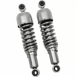 PartzBiz HD 1310-1308 - Drag Specialties Chrome 11” Replacement Nitrogen Shock Absorbers Harley Touring PartzBiz HD 1310-1308 - Drag Specialties Chrome 11” Replacement Nitrogen Shock Absorbers Harley Touring