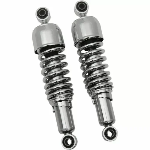 PartzBiz HD: 3450657-Drag Specialties Chrome 11” Replacement Nitrogen Shock Absorbers Harley Touring PartzBiz HD: 3450657-Drag Specialties Chrome 11” Replacement Nitrogen Shock Absorbers Harley Touring