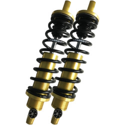 PartzBiz HD 1310-1747 - Legend Revo-A Coil Suspension 12” Standard Gold Adjustable Shocks Harley 04+ XL