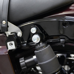 PartzBiz HD 140-000 - Arlen Ness Rear Suspension Shock Lift Kit Pair +1” Black Harley Touring 09-22