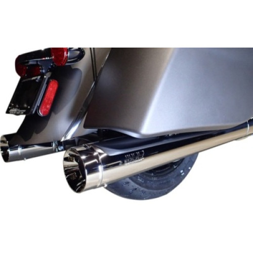 PartzBiz HD: 3475256-ท่อไอเสีย Supertrapp Black Stout แบบสวม ท่อไอเสีย Indian Touring Bagger 14+