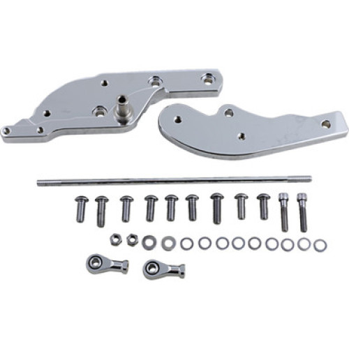 PartzBiz HD: 3479674-Drag Specialties Chrome Forward Control Kit 2018+ Harley Softail PartzBiz HD: 3479674-Drag Specialties Chrome Forward Control Kit 2018+ Harley Softail