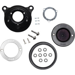 PartzBiz HD 170-0716A - S&S Cycle Chrome Ring Air Stinger Cleaner Filter Harley 2001-17 Twin Cam EFI PartzBiz HD 170-0716A - S&S Cycle Chrome Ring Air Stinger Cleaner Filter Harley 2001-17 Twin Cam EFI