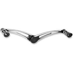PartzBiz HD 19-791 - Arlen Ness Deep Cut Heel Toe Shifter Lever Chrome +1” Harley Touring Softail 97+