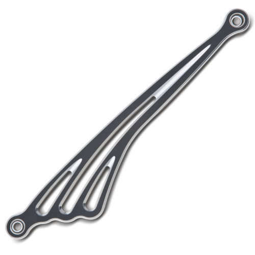 PartzBiz HD: 3486471-Arlen Ness Deep Cut Flat Shift Rod Linkage Black Billet Forward Harley Davidson