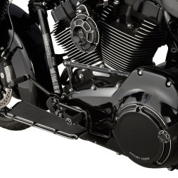 PartzBiz HD 19-933 - Arlen Ness Beveled Shifter Rod Linkage Black Aluminum Forward Harley Davidson