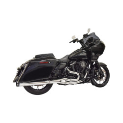 PartzBiz HD 1F78T - Bassani Road Rage 2-1 Chrome HP Performance Exhaust Pipes Harley Touring M8 17+