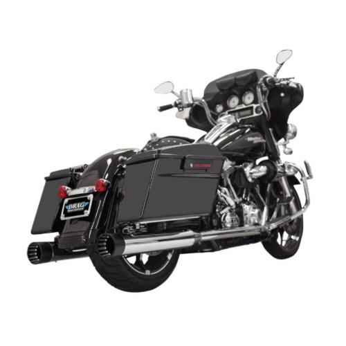 PartzBiz HD: 3442976-Bassani 4‚” DNT ท่อท่อไอเสีย Chrome Black Bagger แบบตรง Harley Touring PartzBiz HD: 3442976-Bassani 4‚” DNT ท่อท่อไอเสีย Chrome Black Bagger แบบตรง Harley Touring