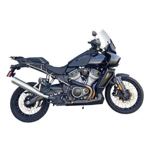 PartzBiz HD: 3489463-Bassani 4‚” ท่อไอเสียสเตนเลสแบบสลิปออนโทรโข่ง Slash-Cut Harley 1250 21+