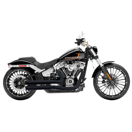 PartzBiz HD: 3443806-Bassani Black Pro Street Turnout ท่อไอเสียแบบขั้นบันได Harley Softail 18+ PartzBiz HD: 3443806-Bassani Black Pro Street Turnout ท่อไอเสียแบบขั้นบันได Harley Softail 18+