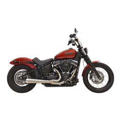 PartzBiz HD 1S72SS - Bassani Stainless Road Rage 3 2-1 Exhaust Header Pipes System Harley Softail M8