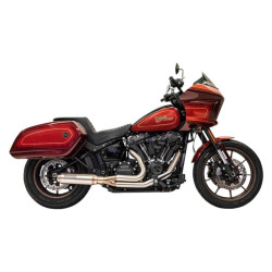 PartzBiz HD 1S78SS - Bassani 2 Into 1 Road Rage Super Bike Stainless Exhaust System Harley Softail M8