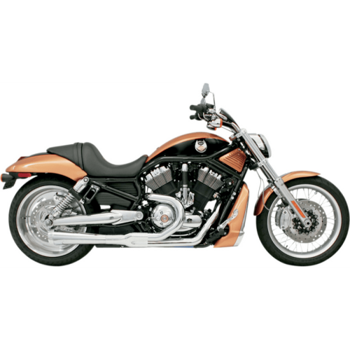 PartzBiz HD: 3492560-Bassani Road Rage 2-into-1 Exhaust Pipe Short Chrome Megaphone 4” Harley V-Rod PartzBiz HD: 3492560-Bassani Road Rage 2-into-1 Exhaust Pipe Short Chrome Megaphone 4” Harley V-Rod