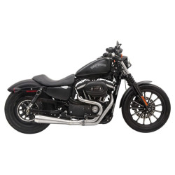 PartzBiz HD 1X42SS - Bassani Stainless Steel 2 into 1 Road Rage III SS3 Exhaust Pipe Harley Sportster