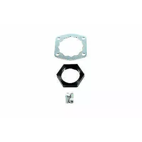 PartzBiz HD: 3479863-Front Belt Drive Lock Plate and Nut Kit Harley Evolution Evo 93-06 Softail FLT
