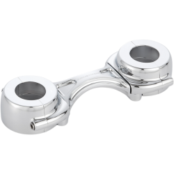 PartzBiz HD 20-355 - Arlen Ness Method Billet Fork Brace Chrome 39mm Narrow Glide Harley FXD FXR XL