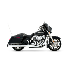 PartzBiz HD 200-0104 - Rinehart Chrome 2-into-1 Pipe Black Tip Header 1998-2008 Harley Touring Exhaust PartzBiz HD 200-0104 - Rinehart Chrome 2-into-1 Pipe Black Tip Header 1998-2008 Harley Touring Exhaust