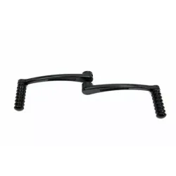 PartzBiz HD 21-0055 - Black Sliced Heel Toe Standard Splined Shifter Lever Set Harley Touring Bagger
