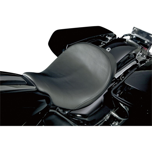 PartzBiz HD: 3447408-Danny Gray Plain Smooth Speedcradle Solo Seat 2008-2020 Harley Touring Bagger