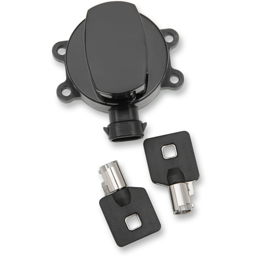 PartzBiz HD: 3445572-Black Fat Bob Side Hinge Ignition Switch Key 11-18 Softail Dyna OEM 71517-11 PartzBiz HD: 3445572-Black Fat Bob Side Hinge Ignition Switch Key 11-18 Softail Dyna OEM 71517-11