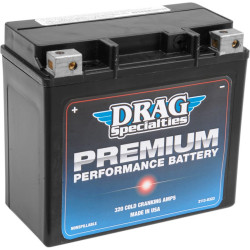 PartzBiz HD 2113-0323 - Drag Specialties Premium Performance 320 CCA 20H Battery Harley Softail FXR XL