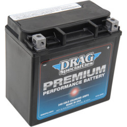 PartzBiz HD 2113-0325 - Drag Premium Performance AGM 240 CCA GYZ16HL OE Battery Harley Sportster XL 04+