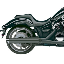 PartzBiz HD 2270B - Cobra Exhaust 4‚” ท่อสลิปออนปลายสแกลลอปสีดำ 11-16 Yamaha Stryker 2270B PartzBiz HD 2270B - Cobra Exhaust 4‚” ท่อสลิปออนปลายสแกลลอปสีดำ 11-16 Yamaha Stryker 2270B