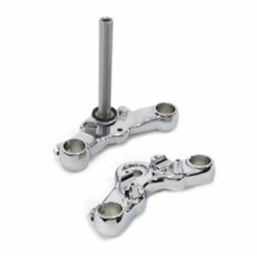 PartzBiz HD: 3444968-Chrome 39MM Triple Trees Tree Set Kit 2010-2020 Harley Sportster Forty Eight 48 PartzBiz HD: 3444968-Chrome 39MM Triple Trees Tree Set Kit 2010-2020 Harley Sportster Forty Eight 48