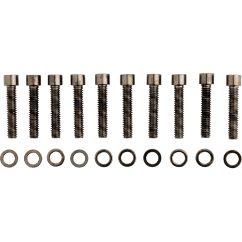 PartzBiz HD: 3488188-ลากฝาครอบเพลาลูกเบี้ยวชุดสลักเกลียวสีดำเรียบ Harley Big Twin Cam 99-17 PartzBiz HD: 3488188-ลากฝาครอบเพลาลูกเบี้ยวชุดสลักเกลียวสีดำเรียบ Harley Big Twin Cam 99-17