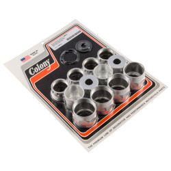 PartzBiz HD 2885-24 - ชุดฝาครอบสปริงวาล์ว Colony เครื่องยนต์มอเตอร์ชุบแคดเมียม Harley Davidson VL 193