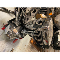 PartzBiz HD 298-452 - Ultima 113” Twin Cam A Competition Black Replacement Engine Motor Harley 99-06