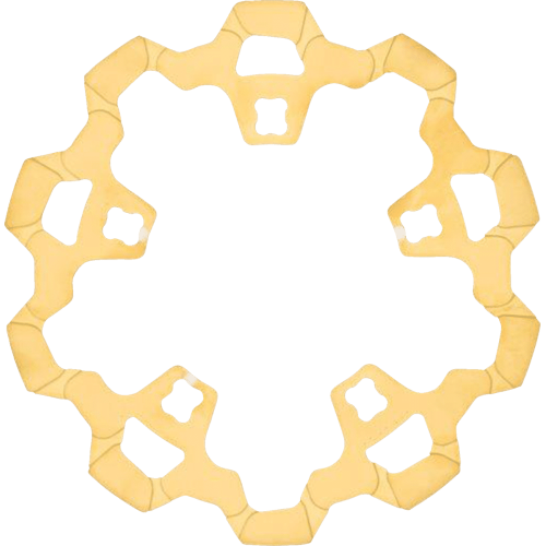 PartzBiz HD: 3478246-Lyndall Racing Gold 11.8 Prodigy Enforcer Front Rotor 2014+ Harley Touring