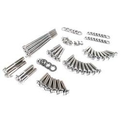 PartzBiz HD 3055 - Feuling Dress Up Show Primary Transmission Fastener Kit Bolts Harley 06-17 Dyna