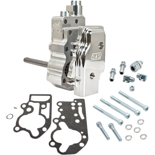 PartzBiz HD: 3453447-S&S Polished Billet Oil Pump Oem Replacement Harley 92-99 Evo Big Twin 31-6206 PartzBiz HD: 3453447-S&S Polished Billet Oil Pump Oem Replacement Harley 92-99 Evo Big Twin 31-6206