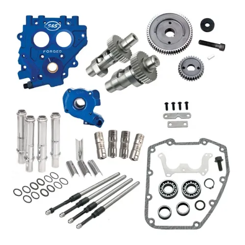 PartzBiz HD: 3460205-S&S 558GE Easy Gear Drive เพลาลูกเบี้ยว Cam Chest Plate Pushrod Kit Harley 99-06 .585 PartzBiz HD: 3460205-S&S 558GE Easy Gear Drive เพลาลูกเบี้ยว Cam Chest Plate Pushrod Kit Harley 99-06 .585