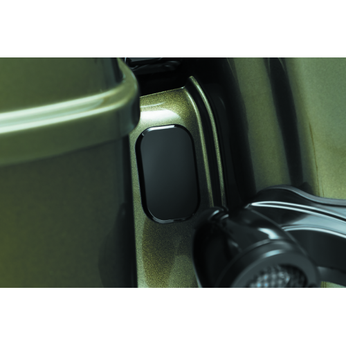 PartzBiz HD: 3457718-Kuryakyn Rear Black Fender Antenna Hole Filler Plug Cover Harley 06-20 Touring