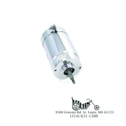 PartzBiz HD 32-0207 - เครื่องกำเนิดไฟฟ้า 2 แปรง Chrome 12 โวลต์ Harley Panhead Shovelhead Sportster FL 29975-65