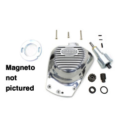 PartzBiz HD 32-1973 - Burkhardt Magneto กรวยจมูก Shovel Drive Cam ฝาครอบ Shovelhead EVO FXST FL 73-92