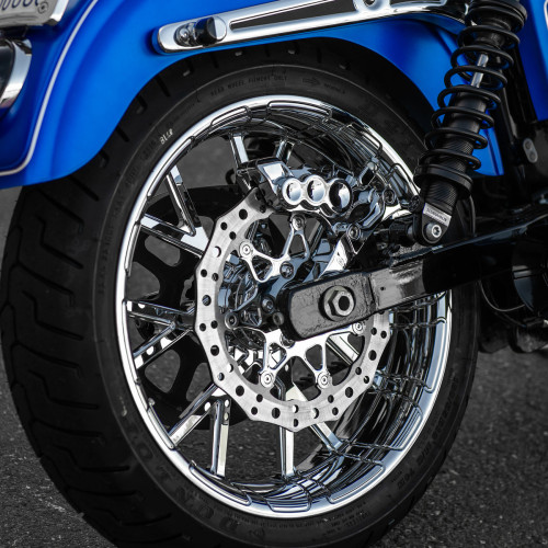 PartzBiz HD: 3443545-Arlen Ness Procross Chrome 11.8‚” โรเตอร์เบรกลอยหน้า Harley Softail Dyna PartzBiz HD: 3443545-Arlen Ness Procross Chrome 11.8‚” โรเตอร์เบรกลอยหน้า Harley Softail Dyna