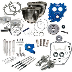 PartzBiz HD 330-0665 - S&S 88‚ ถึง 100‚” แพ็คเกจขุมพลังไดรฟ์เกียร์สีดำ 585GE Cam Harley Twin Cam 99-06 PartzBiz HD 330-0665 - S&S 88‚ ถึง 100‚” แพ็คเกจขุมพลังไดรฟ์เกียร์สีดำ 585GE Cam Harley Twin Cam 99-06