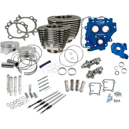 PartzBiz HD: 3465432-S&S 110” Power Package Black Chain Drive 585CE Cam Engine Harley Twin Cam 07-17 PartzBiz HD: 3465432-S&S 110” Power Package Black Chain Drive 585CE Cam Engine Harley Twin Cam 07-17