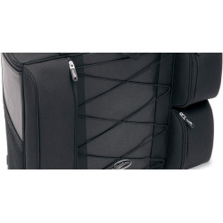 PartzBiz HD 3501-0322 - Saddlemen Saddlestow พนักพิงหลัง Sissy กระเป๋าใส่เบาะ BR4100 Harley Touring Dressers