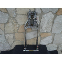 PartzBiz HD 35239 - Antique Vintage Replica Chrome 26‚” 6‚” Over Stock Springer Fork Front End Custom