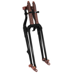 PartzBiz HD 35246 - Antique Replica Black Copper 28 18‚” 2 ใต้สต็อก Harley Springer Fork Front End