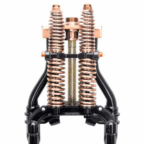 PartzBiz HD: 3461834-Antique Replica Black Copper 30 20‚” ความยาวสต็อก Harley Springer Fork Front End