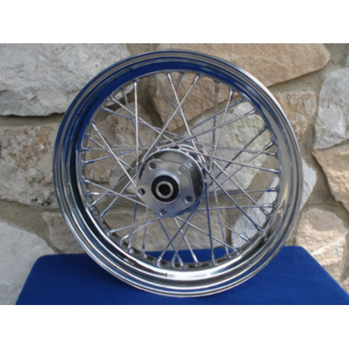 PartzBiz HD: 3444767-ล้อหน้า Chrome 16‚ X 3‚ 40 Spoke SD 84-99 Harley Softail Heritage Fatboy