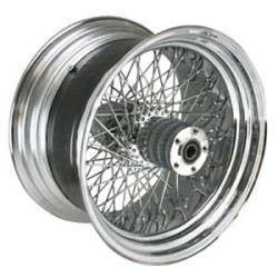 PartzBiz HD 36-414 - Ultima Chrome Billet 18‚ x 8.5‚” ล้อหลัง 80 ก้าน Harley Custom ชอปเปอร์ 250 มม.