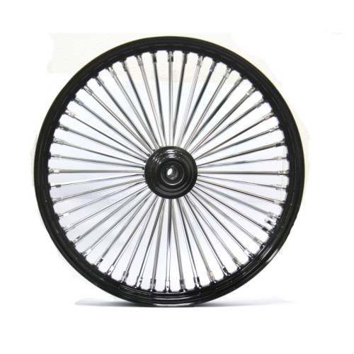 PartzBiz HD: 3444914-Chrome 26” X 3.5” 48 Fat King Spoke Front Wheel Rim Harley Touring Single Disc PartzBiz HD: 3444914-Chrome 26” X 3.5” 48 Fat King Spoke Front Wheel Rim Harley Touring Single Disc
