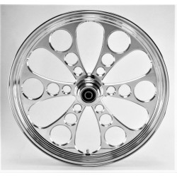 PartzBiz HD 37-600 - Ultima Kool Kat Polish Billet 21 2.15 Front Wheel Rim Harley Softail Wide Glide